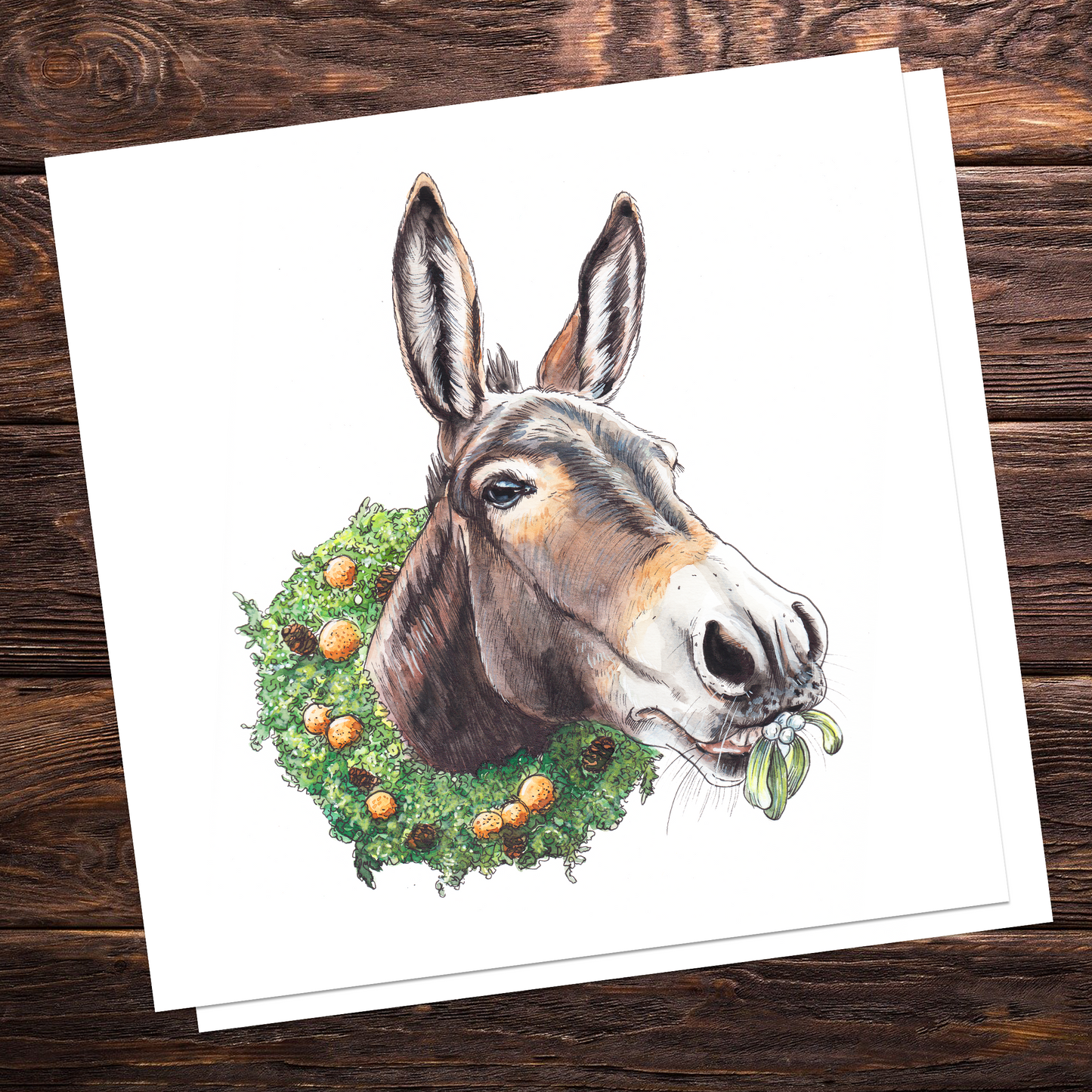 Christmas Party Animals - Greetings Cards