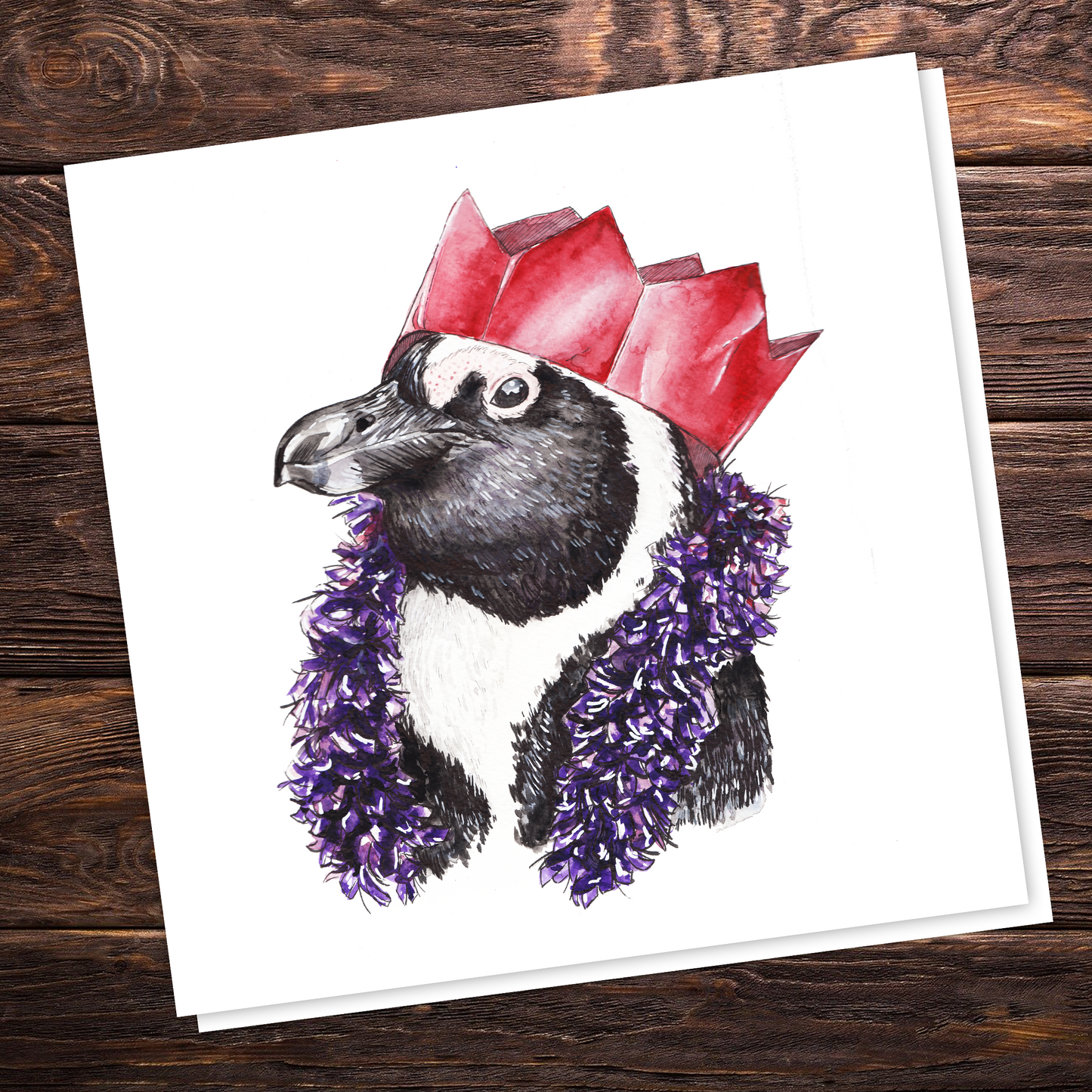 Christmas Party Animals - Greetings Cards