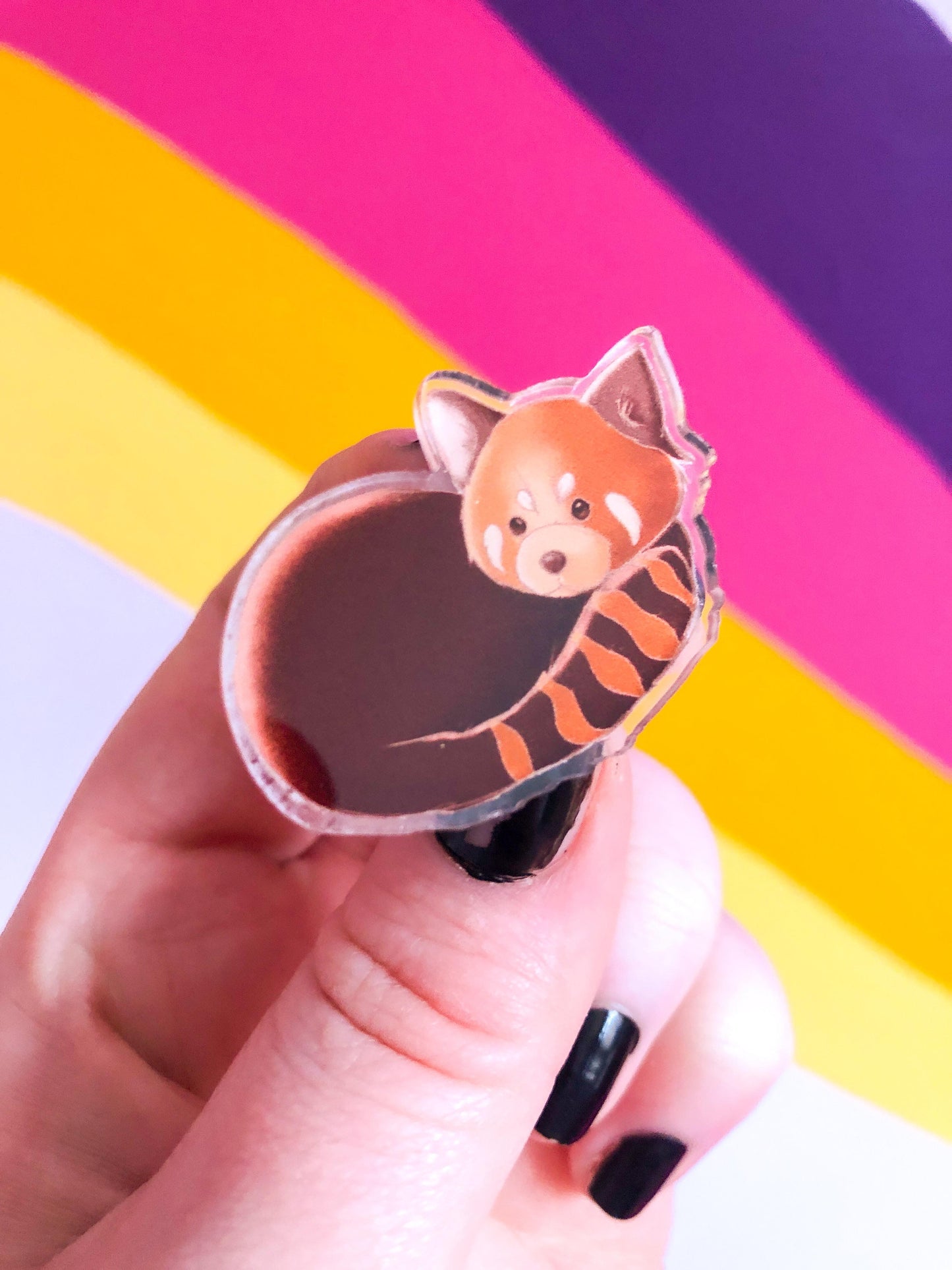 Red Panda Pin Badge