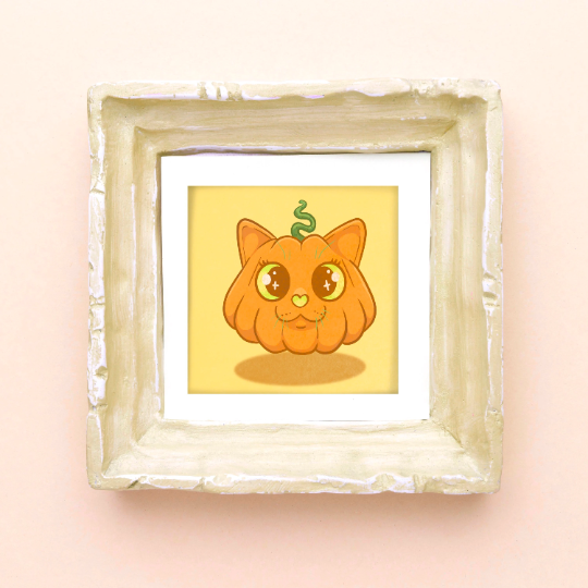 Cute Halloween Animals Print Set
