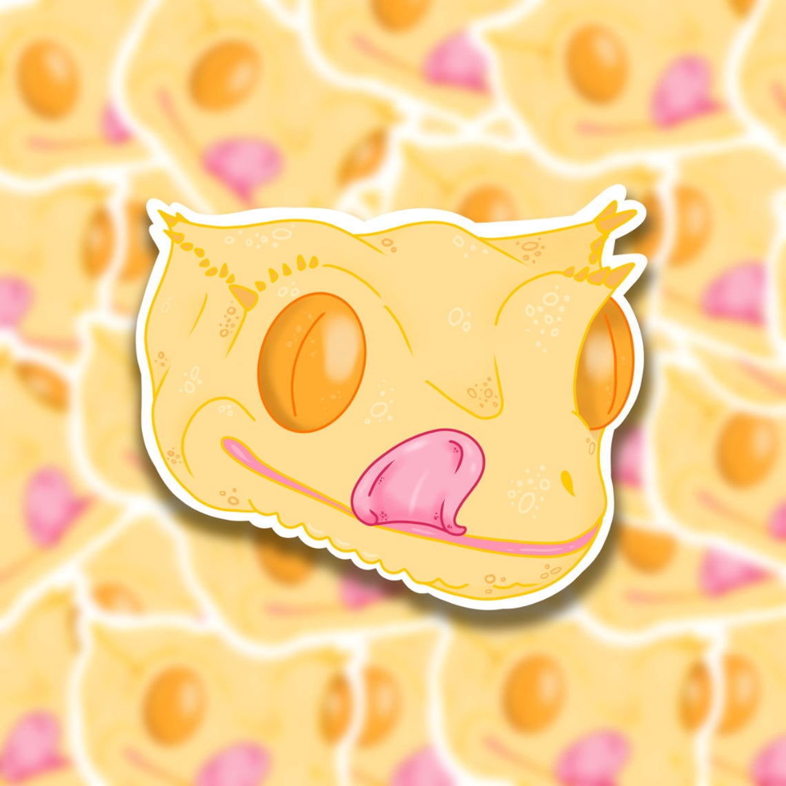 Crested Gecko Sticker