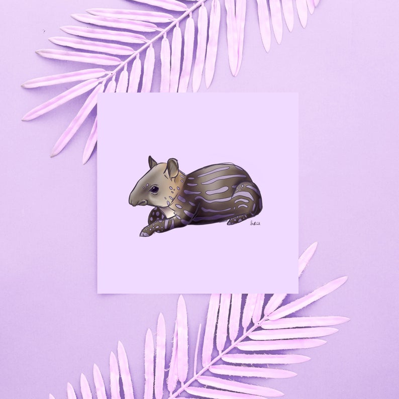 Baby Tapir Art Print