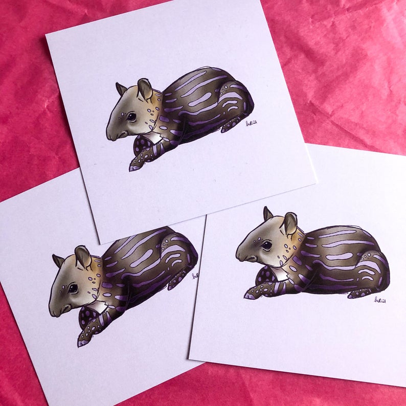 Baby Tapir Art Print