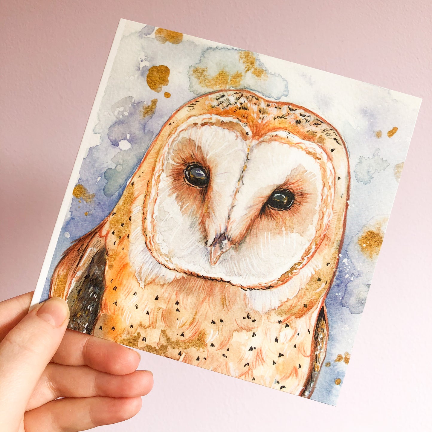Barn Owl Greetings Card