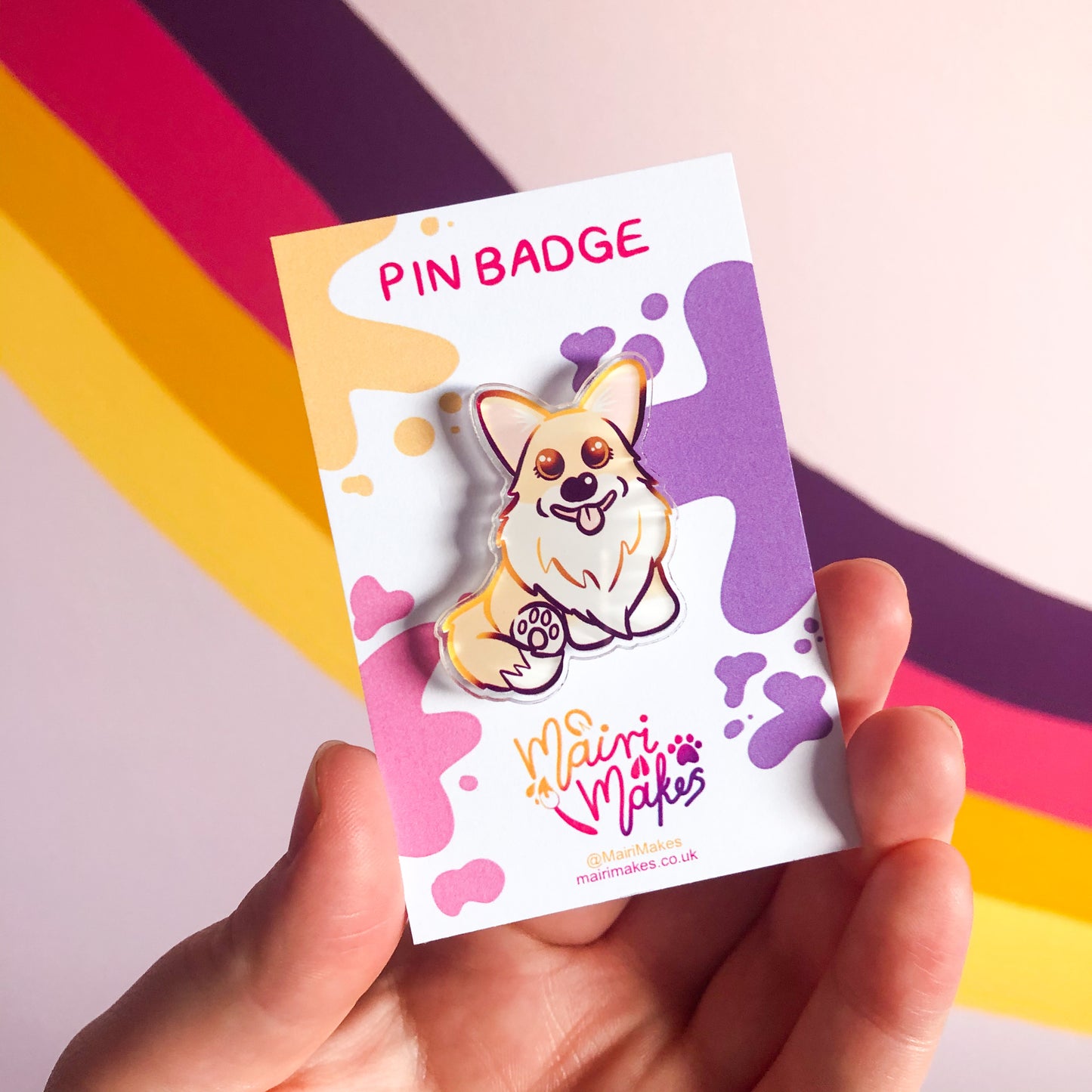 Corgi Pin Badge