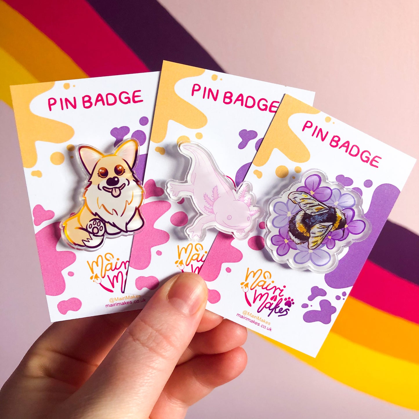 Axolotl Pin Badge