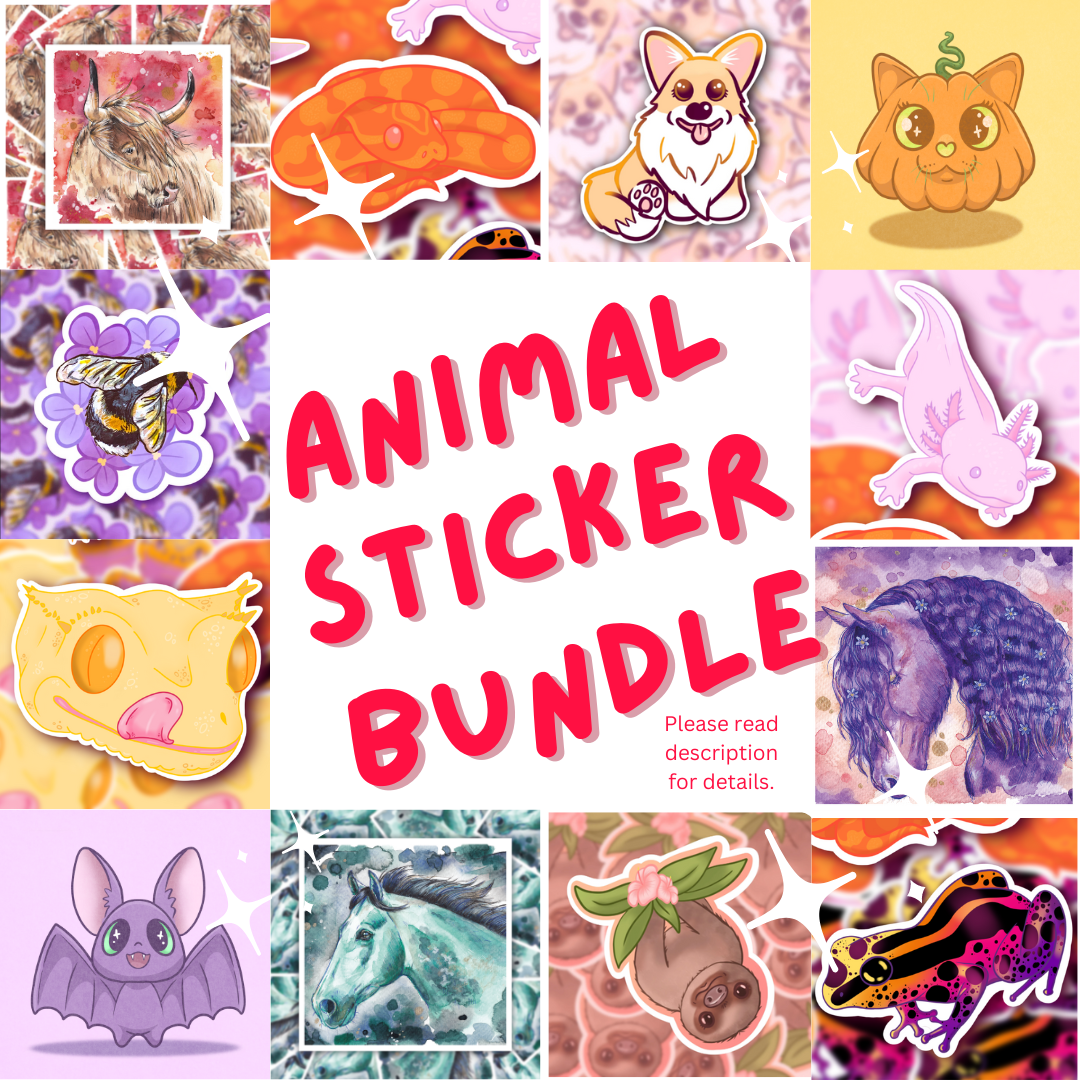 25pc Animal Sticker Pack