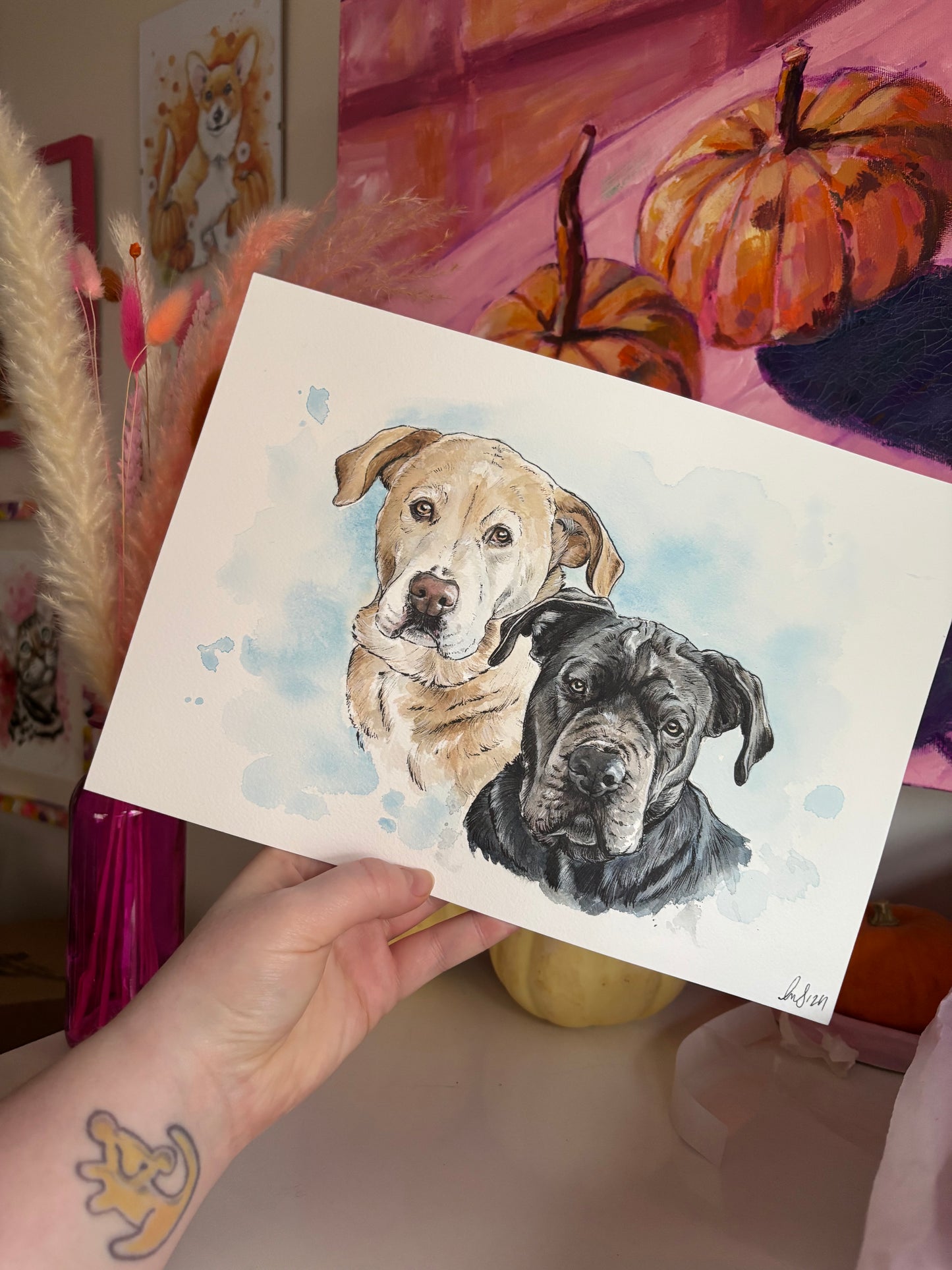 Medium Custom Portrait (A4)