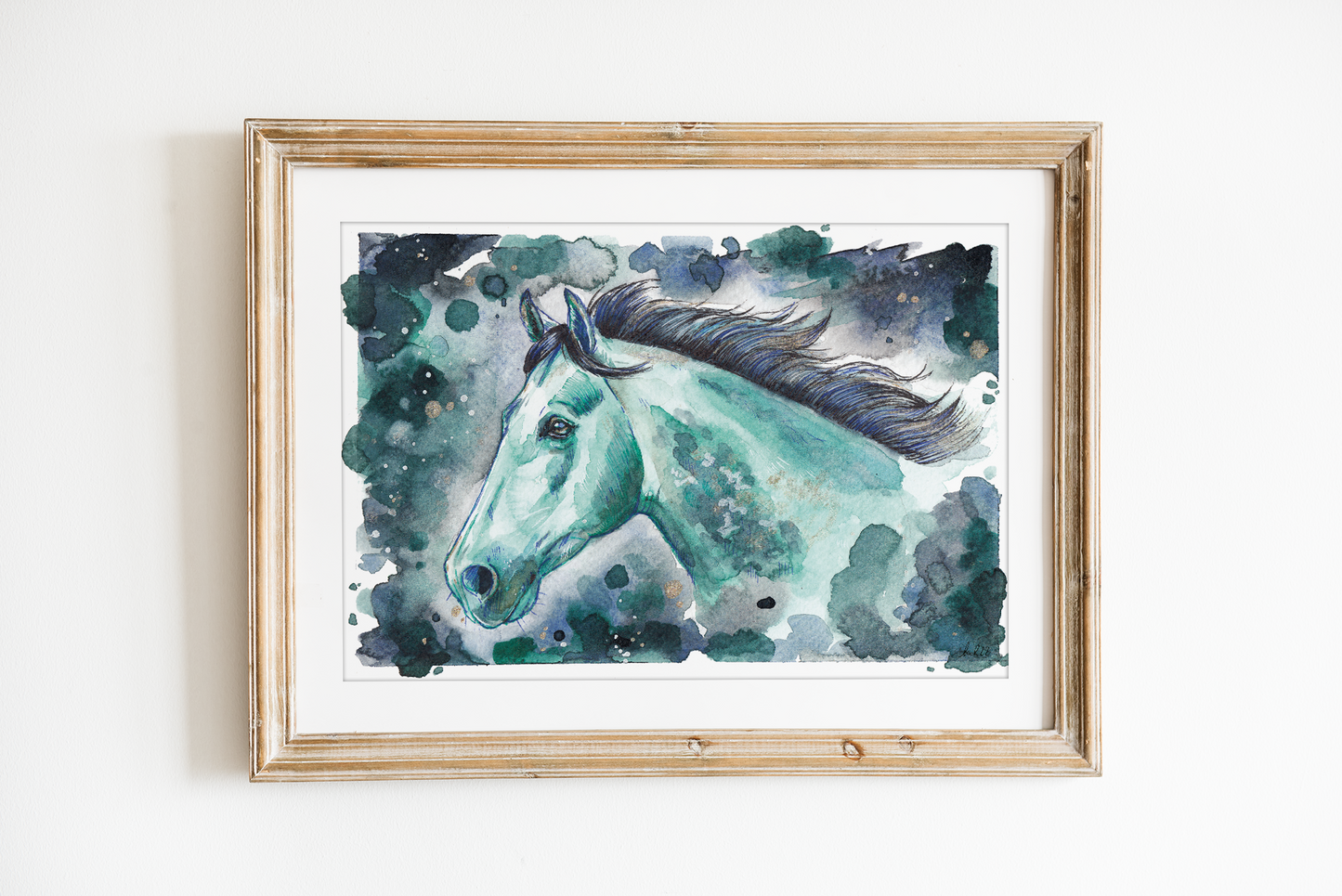 Water Horse Art Print