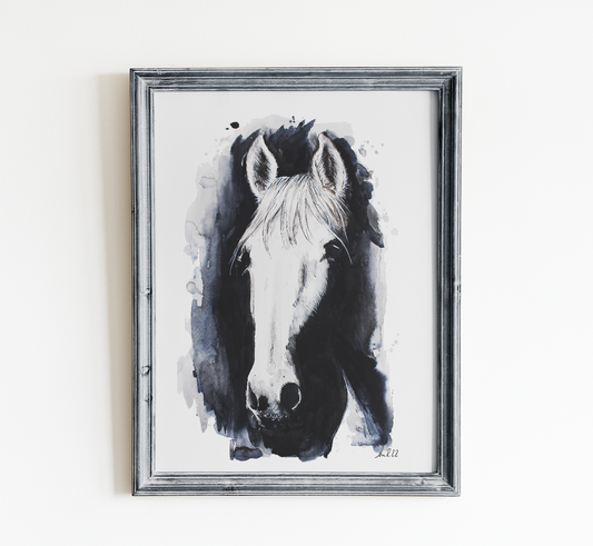 Ghost | White Horse Art Print