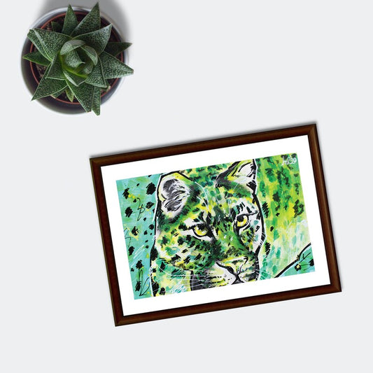Green Leopard Print