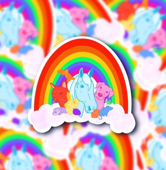 Rainbow Pets Sticker