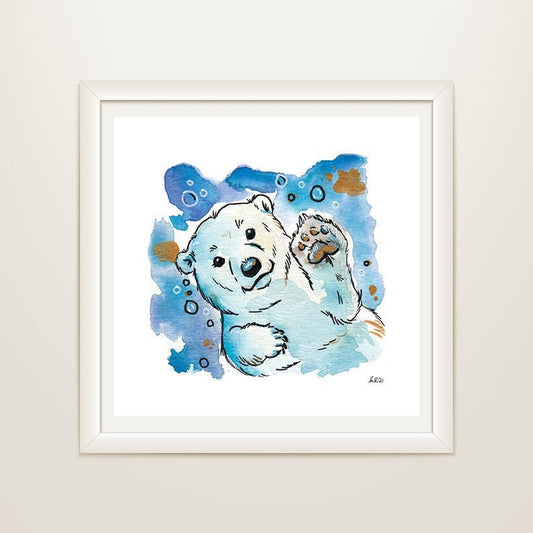 Polar Bear Mini Print