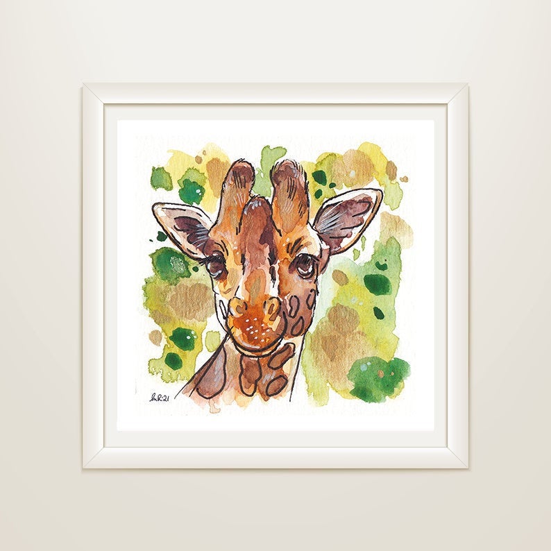 Giraffe Mini Print